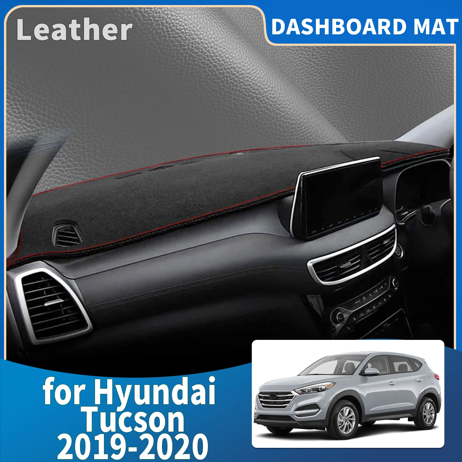 

fit for Hyundai Tucson2019-2020 Car Accessories Dashmat Dashboard Cover Pad Protective Carpet DashMat Sunshade