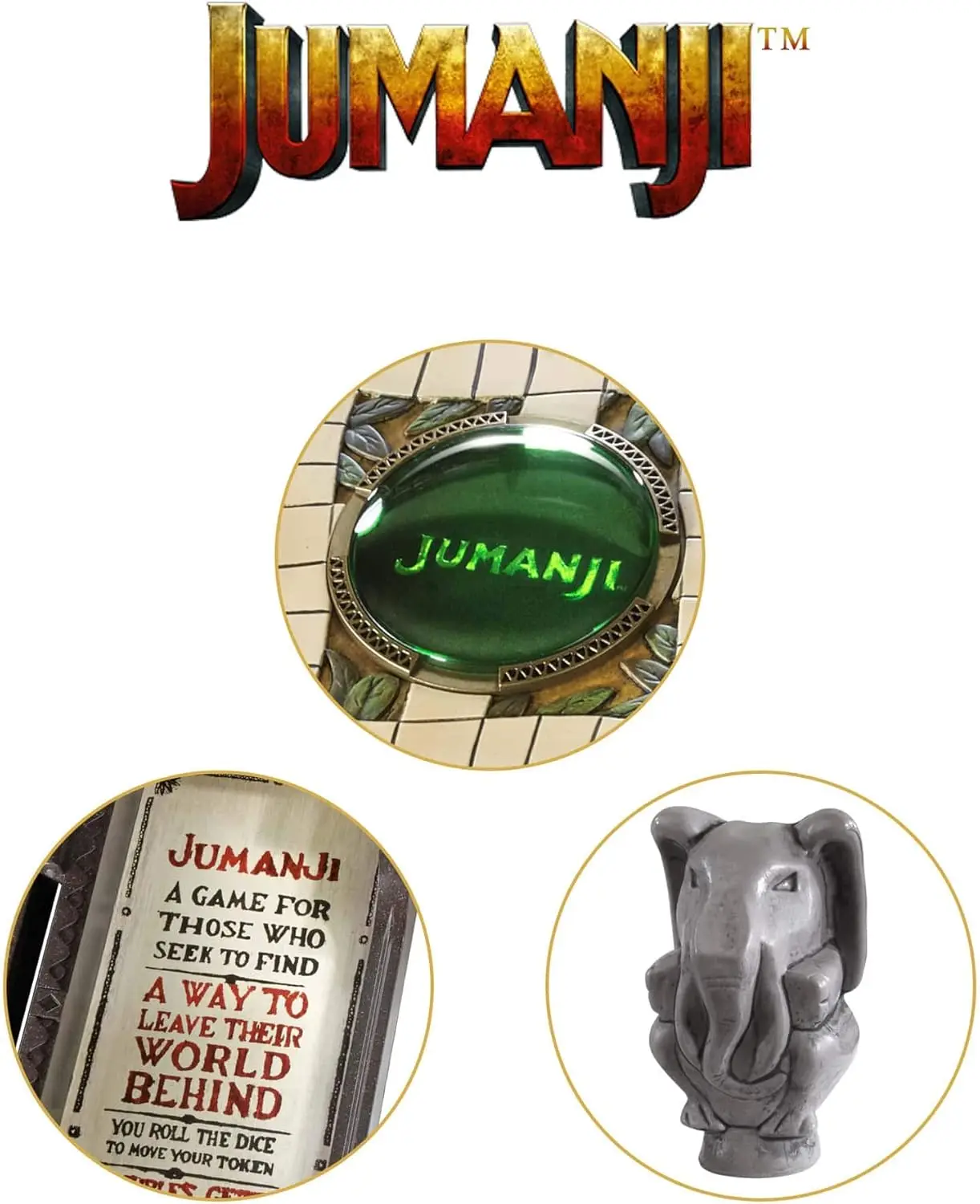 Noble Collection Jumanji บอร์ดเกมสะสมแบบจำลอง