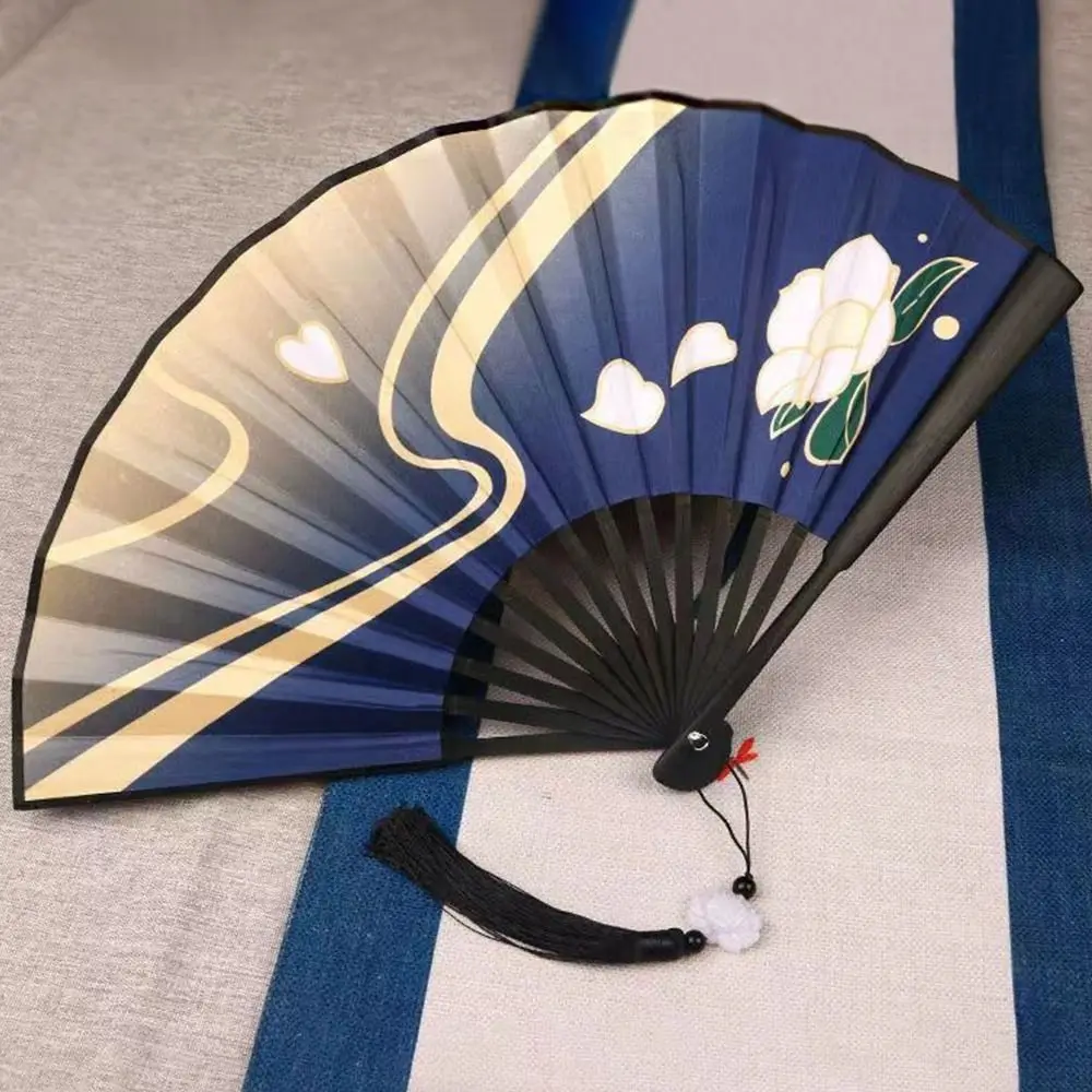 Folding Cosplay Fan Popular Gift Cloth Cosplay Prop Durable Anime Fan Summer