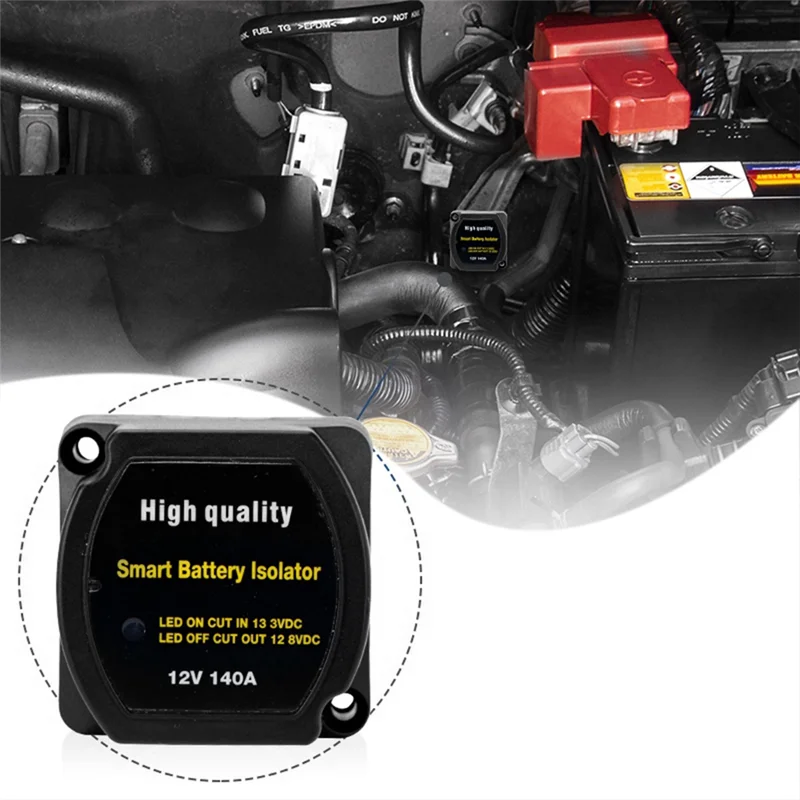 

AD23-Dual Battery Smart Isolator 12V 140A Voltage Sensitive Split Charge Relay VSR Car Parts Relay VSR For Campers
