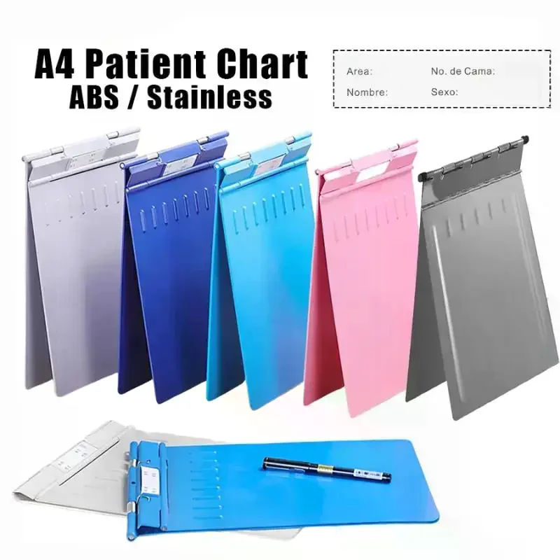 Thickened Patient Chart Splint ABS  Record Folder Patient  Chart File Folder Lightweight Practical Folding File
