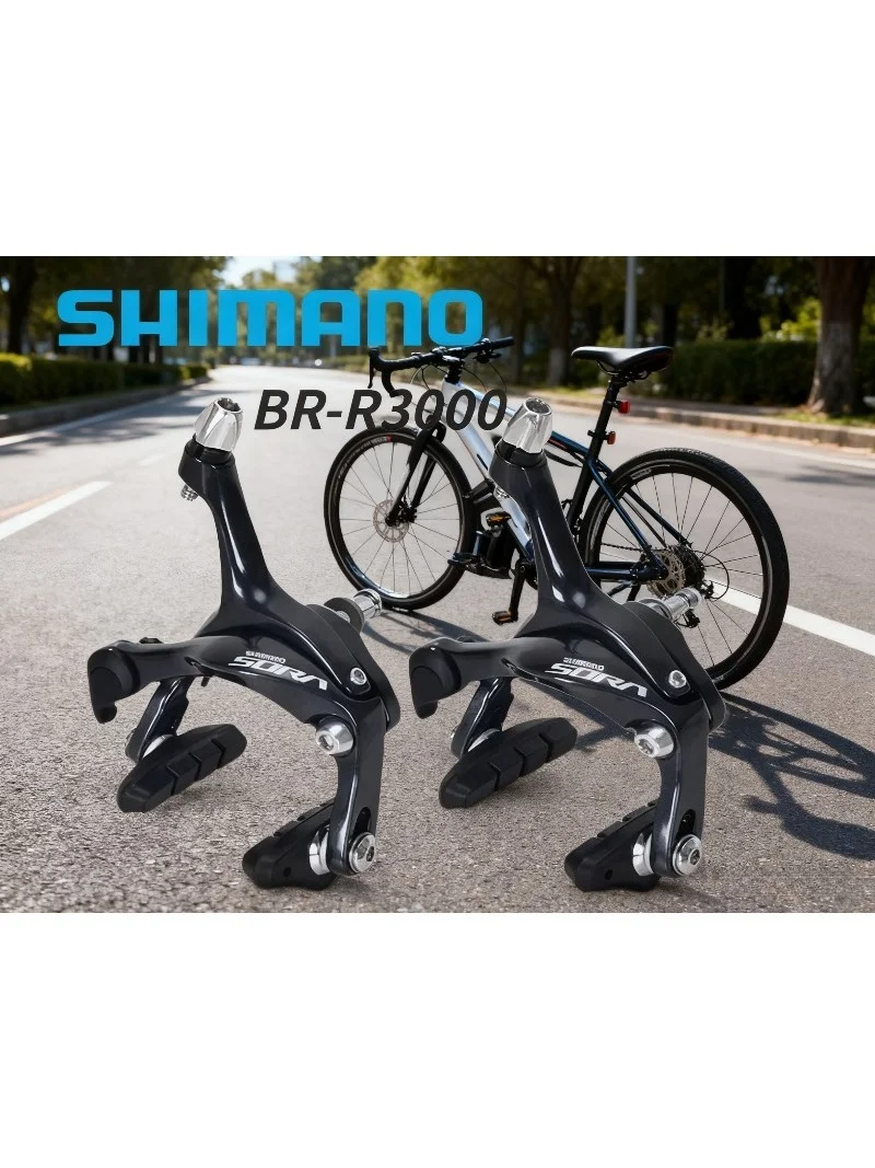 AliExpress Shimano SHIMANO SORA BR-R3000 Dual Pivot Brake Caliper R3000 Road Bike Bicycles Caliper Front & Rear Brake Original Bike Parts