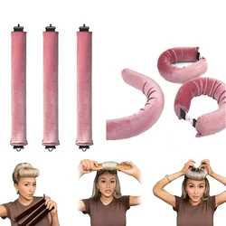 Heatless Curling Rod Heatless Hair Curls Headband High Resilience Satin Hair Curler Set No Heat Hairdressing Tools Accessories