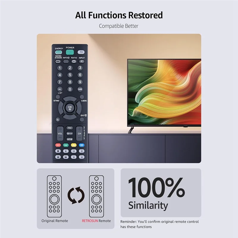 

-ABAB Universal Remote Control For Smart TV Remote AKB73655806, Replacement Remote Control For LCD LED TV AKB73655806