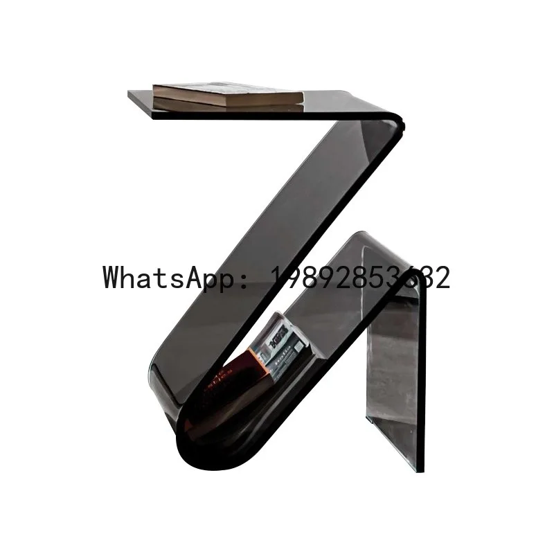 PYJ acrylic transparent ins small apartment household removable tea side table living room sofa corner table small table
