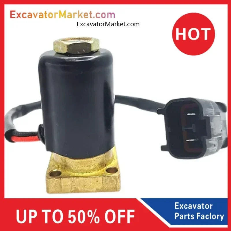 

Excavator Parts Suitable for Komatsu loader forklift WA320 380 470 hydraulic pump gear solenoid valve 17A-15-17271