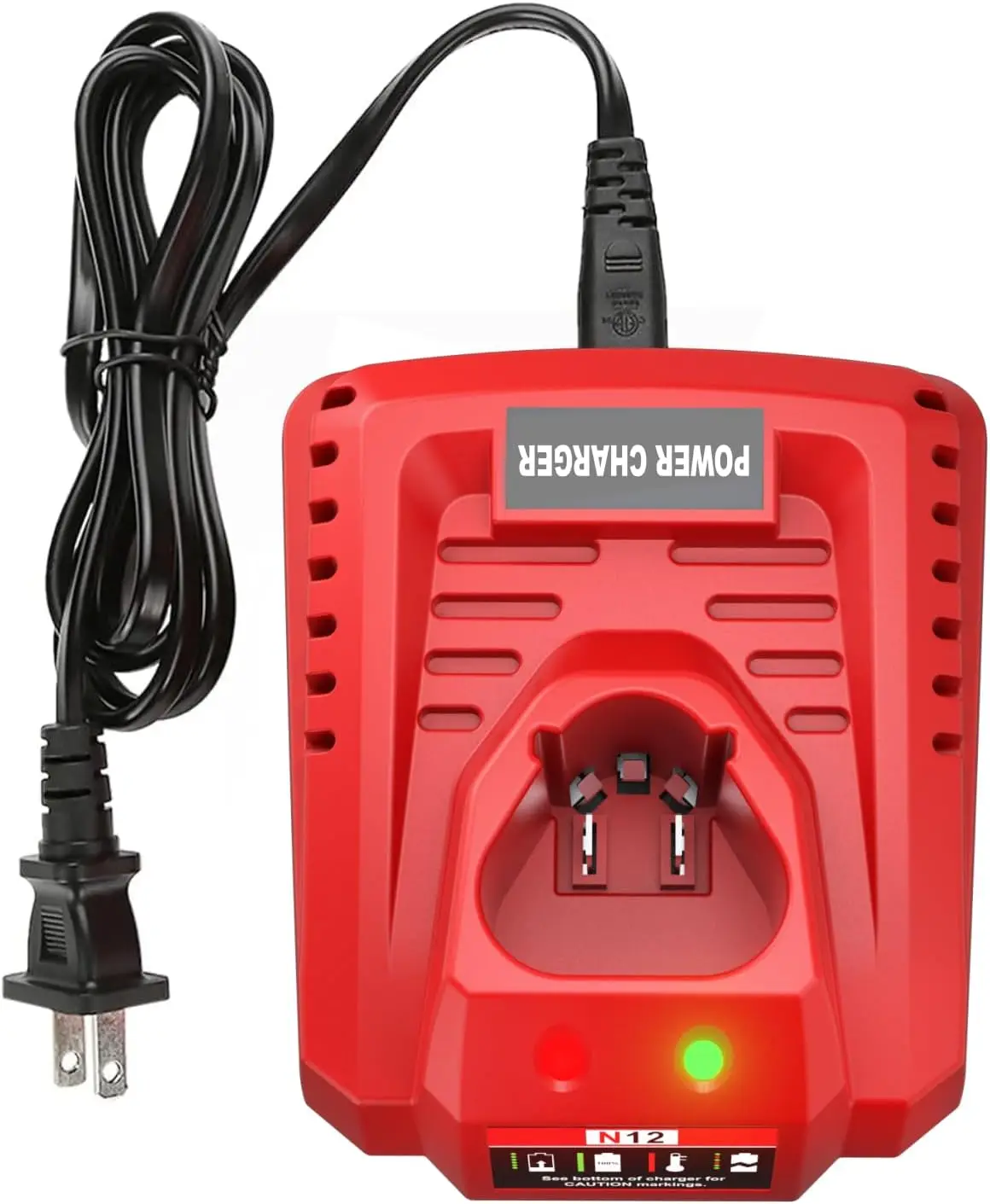 Para Milwaukee M12 N12 batería de iones de litio de repuesto carga rápida 3A 48-11-2401 48-11-2402 C12B C12BX