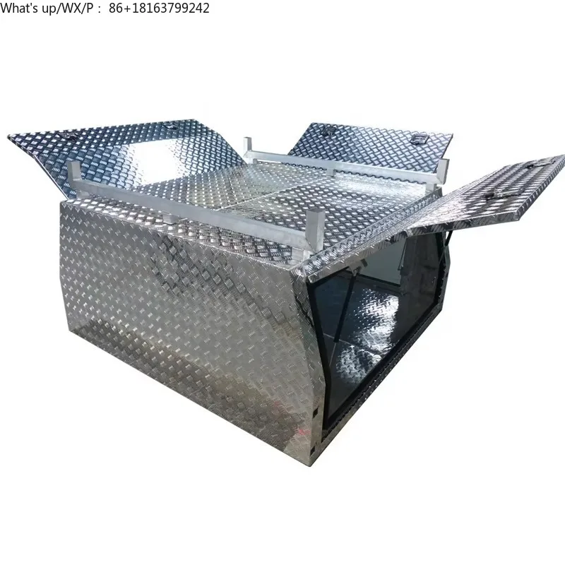 

Wholesale Heavy-Duty Aluminum Truck Tool Box Waterproof Feature Custom Size UTE Canopy Vehicle Tool Box Manufacturer's Product