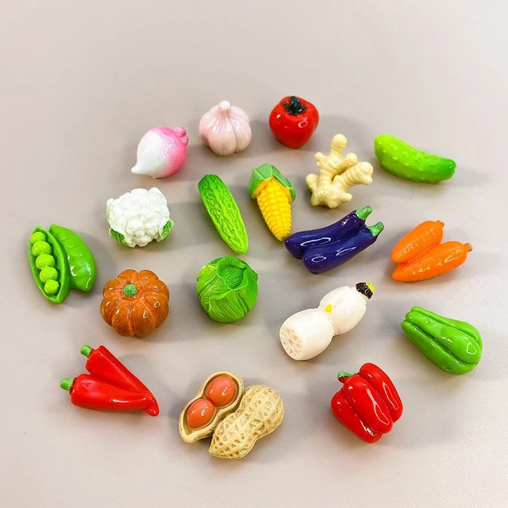 Mini jouets de fruits, jouets de légumes, Mini modèles alimentaires, enfants de la maternelle, Mini jouets de décoration de la maison