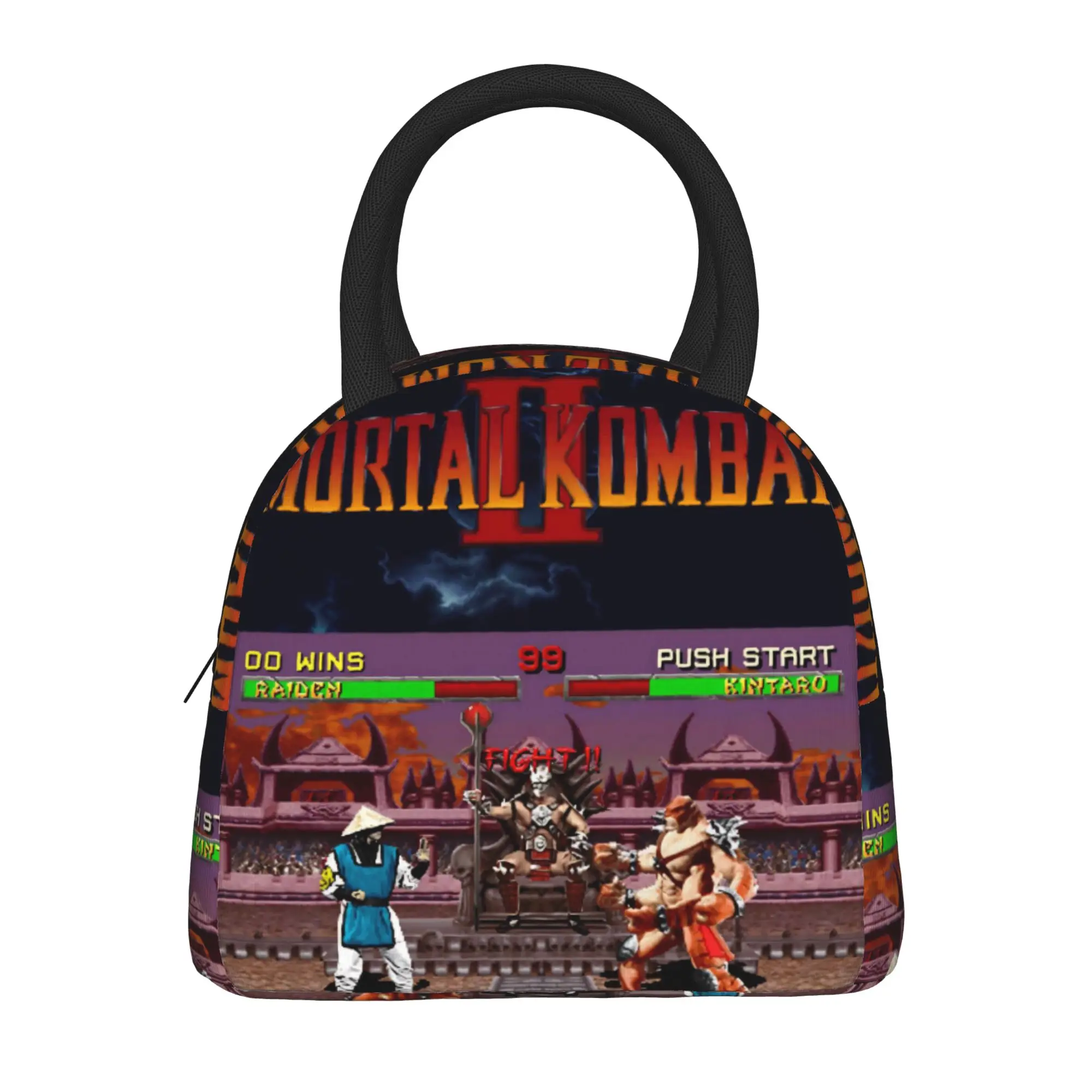 Mortal Kombat II Moive 2026 Bolsa térmica isolada para homens e mulheres, recipiente de comida, refrigerador portátil, caixa térmica para piquenique