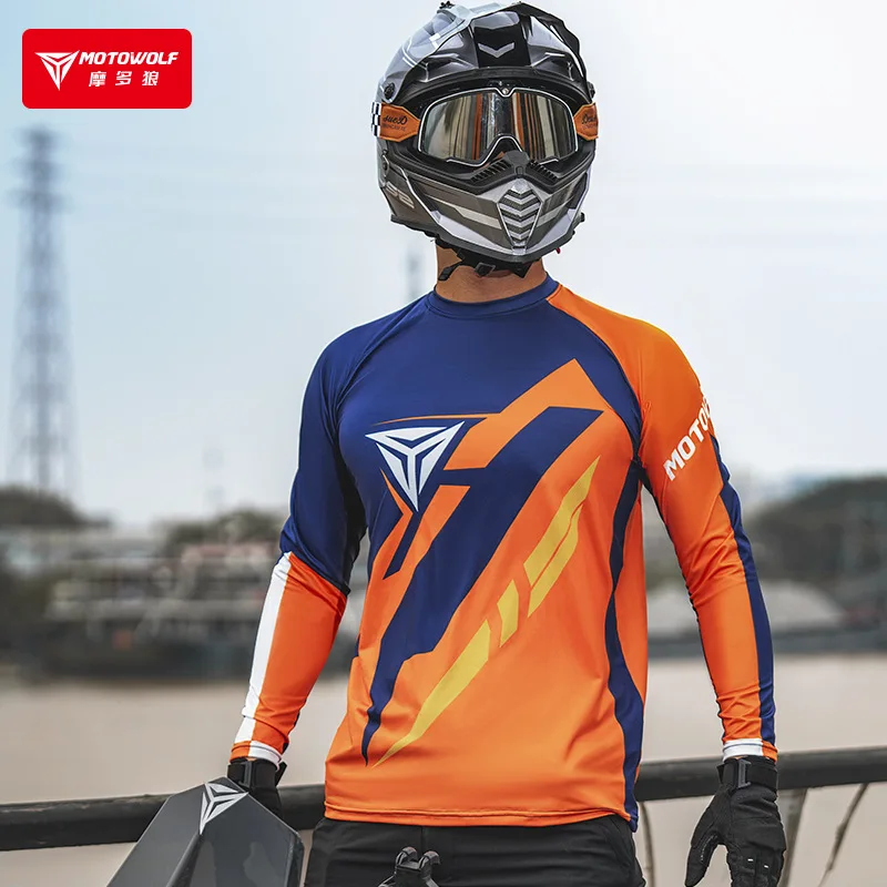 Motorcycle Riding Sunscreen Clothing Sun-protective Jersey Quick Dry Elastic Long Sleeves Breathable Sun-proof Clothes