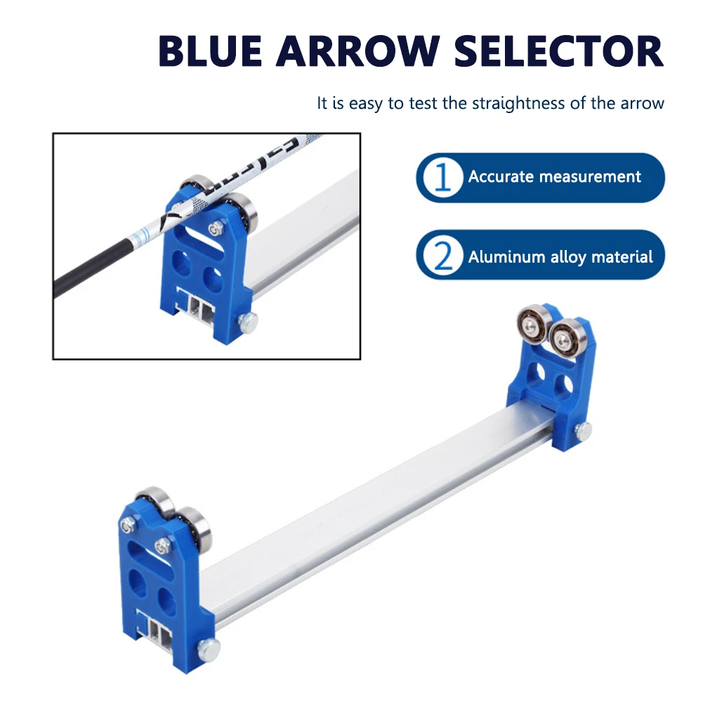 

Aluminium Alloy Arrows Straightness Detection Tool Professional Arrows Spinner Detector Accurate Measurement Archery Accessories