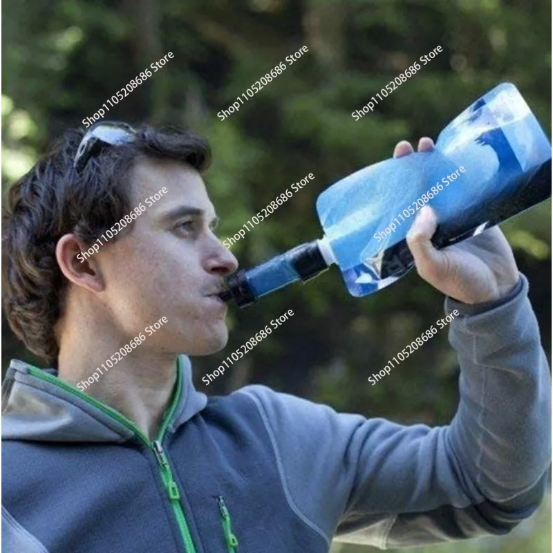 Direct Drinking Wild Drinking Mini Portable Filter Outdoor Suitable for Outdoor Water Purification Straw Accessories, 1pcs
