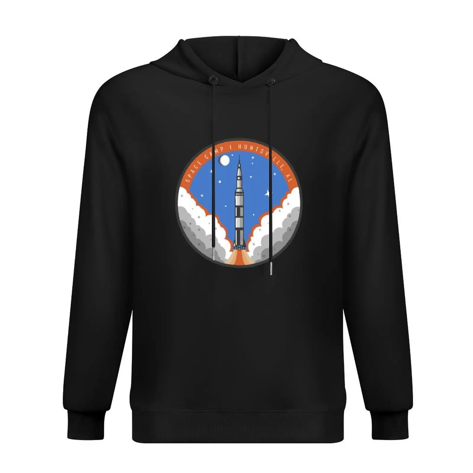 SAVE SPACE CAMP، تي شيرت للجنسين باللون الرمادي المنقط الداكن، تي شيرت SAVE SPACE CAMP، تي شيرت ممتاز للجنسين باللون الرمادي المنقط الداكن (قلنسوة خلفية)