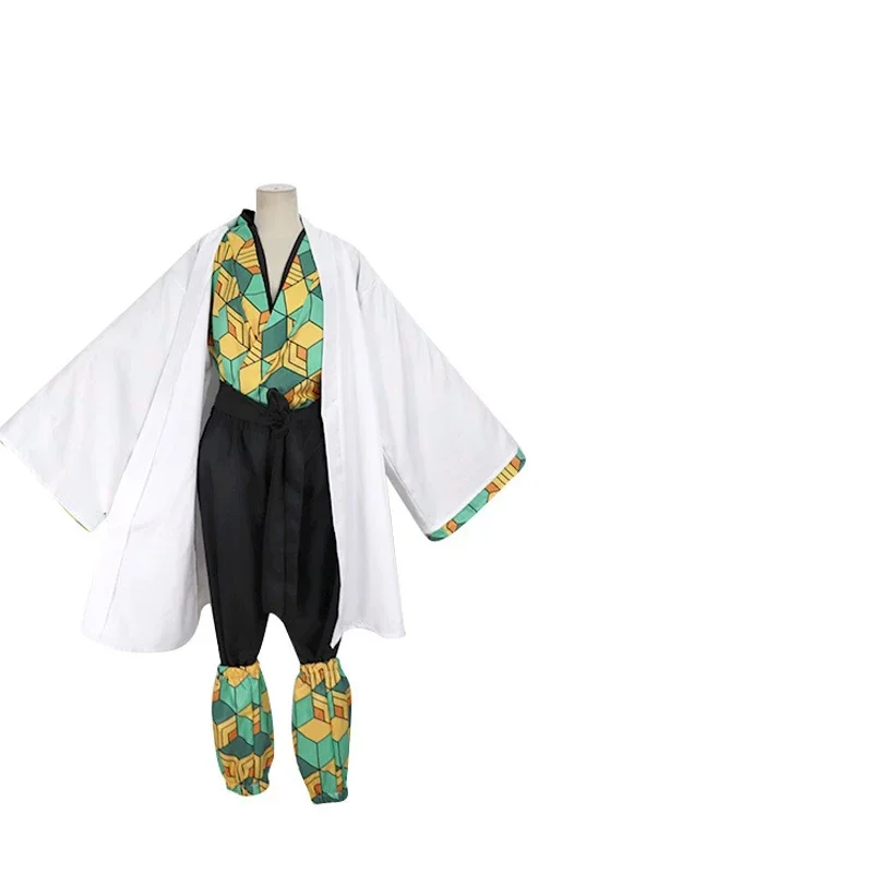 Demon Slayer Sabito аниме косплей костюм Kimetsu No Yaiba Sabito для мужчин женщин парики Хэллоуин вечерние реквизит для ролевых игр #   1 #   В.