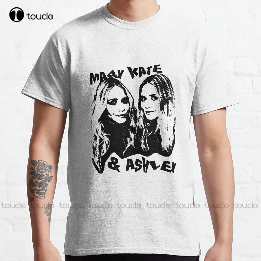 Mary Kate Ashley Olsen, 90S Twins Classic T-Shirt Fashion Design Casual Tee Shirts Tops Hipster Clothes Custom Gift Xs-5Xl