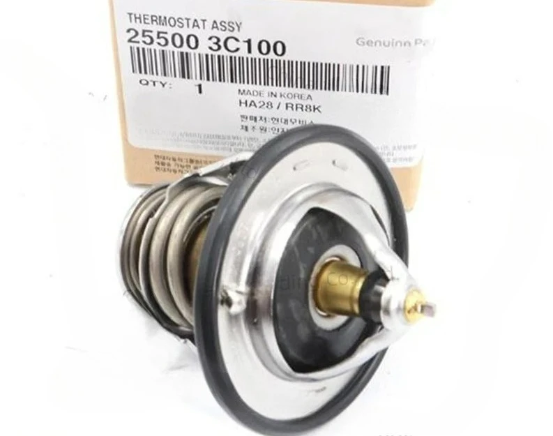 新品純正サーモスタット-25500-3c100-255003c100-ヒュンダイ-サンタフェ-33l-ベラクルス-アゼラ-エンターロージ-ix55用