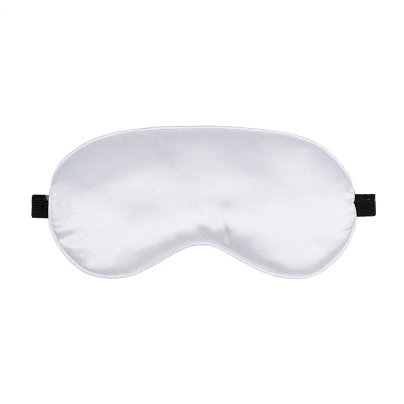 10pcs Sublimation DIY White Blank Silk Blackout Sleep Mask