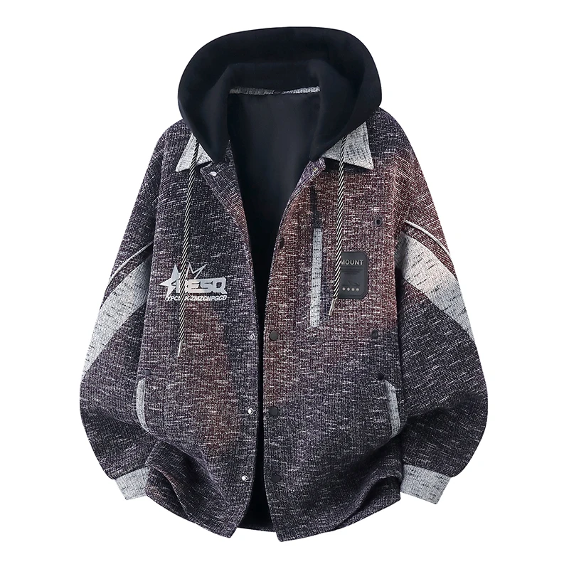 

2026 Spring Jacket Men's High Quality coat Fashion Trend Loose Comfortable Large Size Versatile Casual Jacket men M-5XL