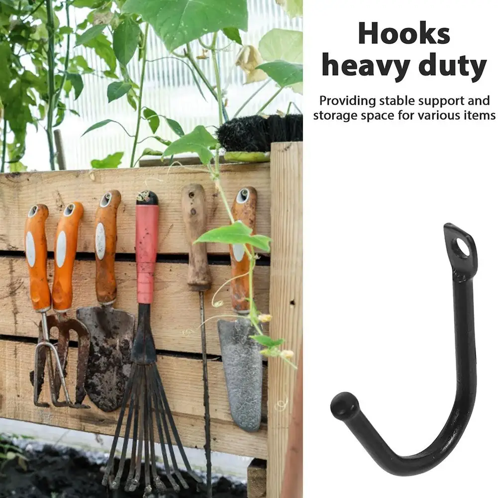 10PCS Retro Metal Hooks with Screws Vintage Wall Hanger Hooks for Hanging Coat/towel/Key/Hat/Clothes Hardware Tool