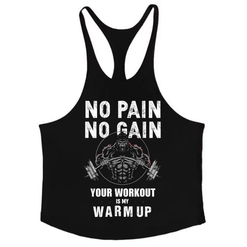 Stringer Workout Clothing Men, Muscle Gym Vest, Bodybuilding Singlet, Fashion Athletic Breathable Sleeveless Tank Top