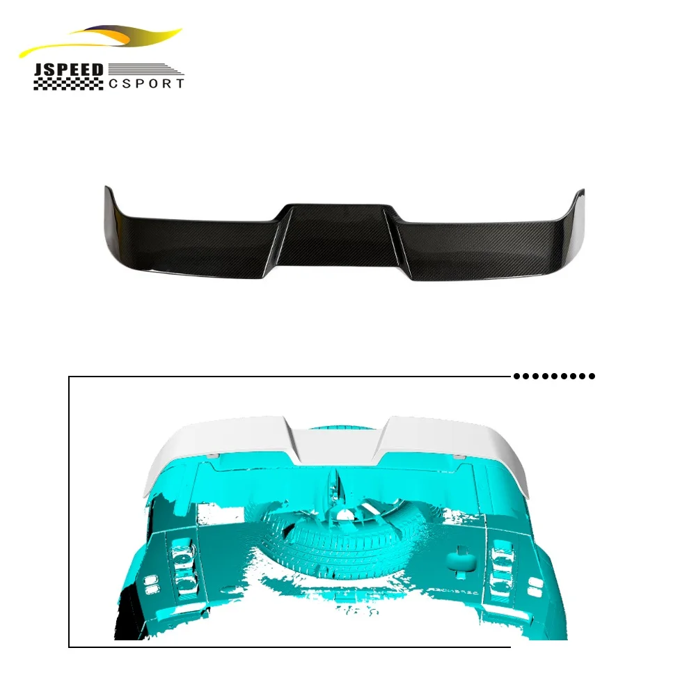 

Dry Carbon Fiber Rear Roof Wing Spoiler For Land Rover Defender L663 2020-2022