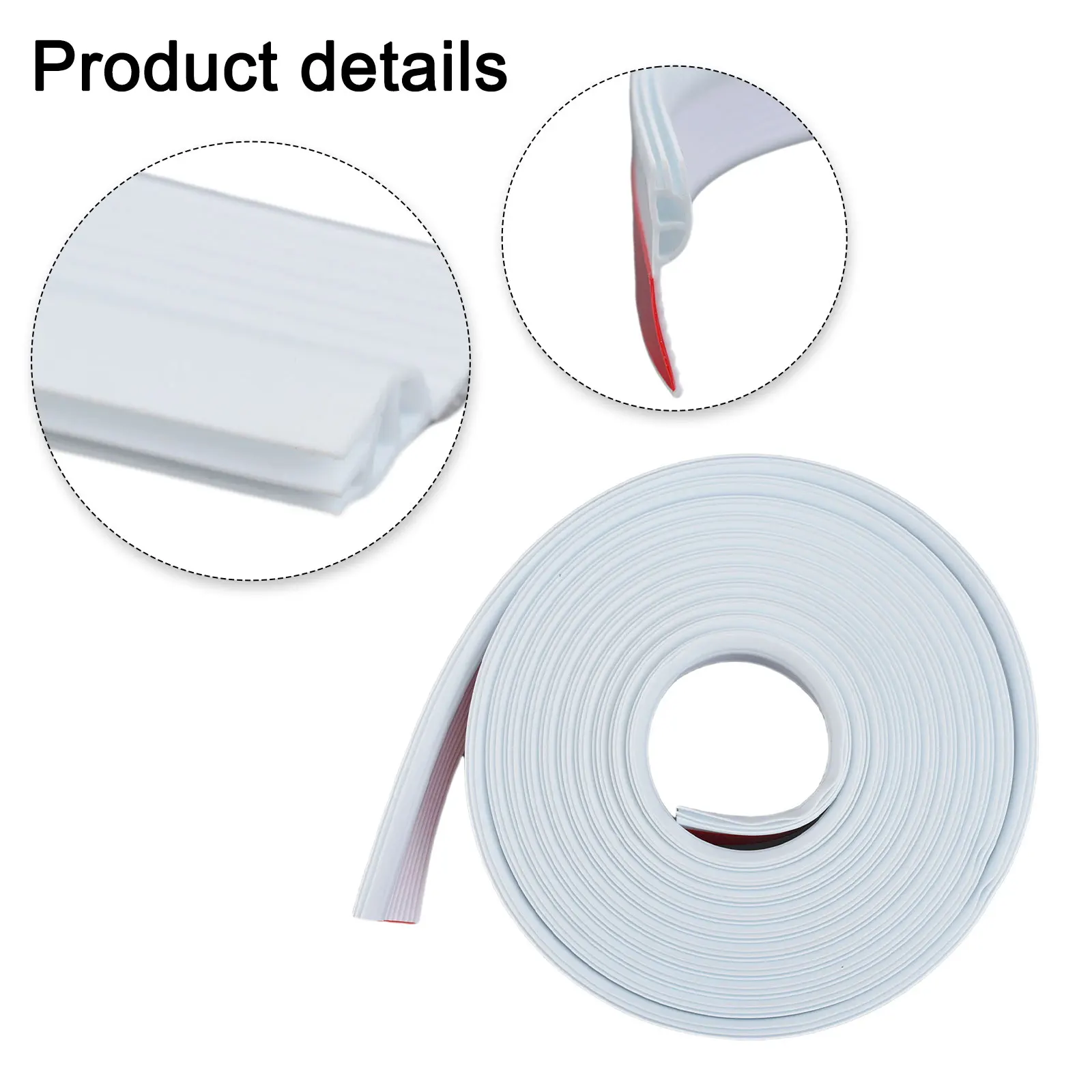 

1pc 4m Door Bottom Seal Strip TPE Sliding Door Sealing Strips Windproof Thermal Insulation Film Easy To Install