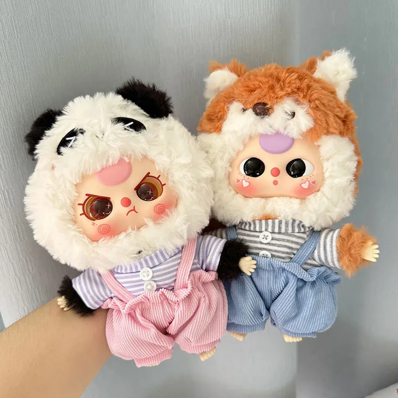 Baby Three Only 20cm Baby Clothes For Kids Clothes Baby Three Three Generations Cute Series Plush Blind Box Doll Clothes