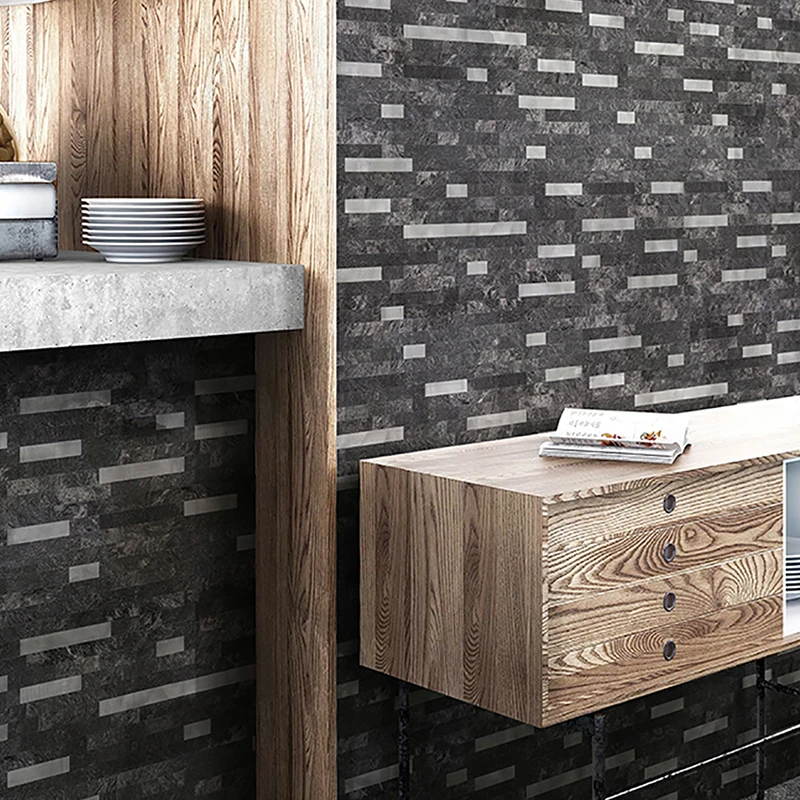 5/10PCS Self-adhesive Simulation Marble Splicing Models tile Wall Stickers Waterproof Wallpaper For Bathroom Kitchen Decoration