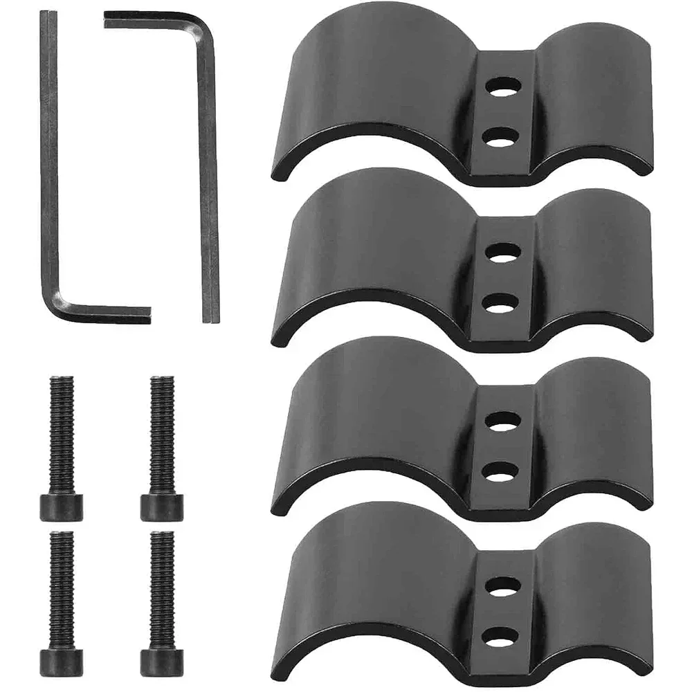 Outdoor Multifunktionale Rohr Klemme Taschenlampe Clip M-lok Taschenlampe Halterung Halter Easy Fit Scope Mount Jagd Gun Zubehör – Detail 5