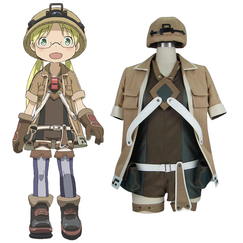 Made in Abyss Riko Cosplay Costume Manga Anime Delvers Outfit S002