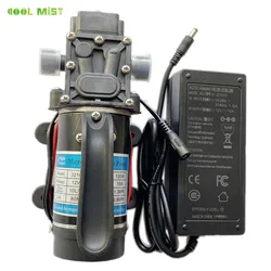 A53 Portable 10L/Min High Pressure Diaphragm Self Priming Pump 120W Back-flow Water Pump Garden Sprayers for Mist Cooling System