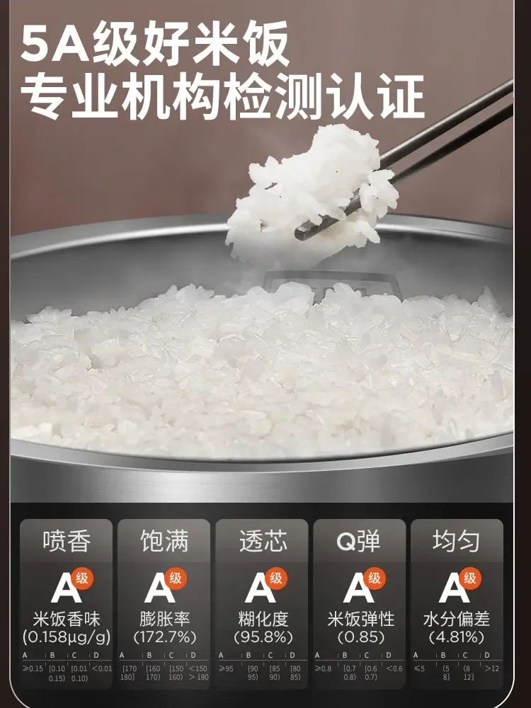 Hot salesHot sale microcomputer type jiuyang 4L low sugar rice cooker stainless steel 0 coating inner tank smart cooki