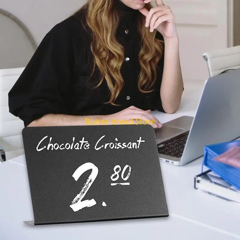 W89C 10kitミニブラックボードアクリルデスクサイン黒板結婚式ウェルカムテーブルトップサインDIY愛好家ホーム小売店パーティー