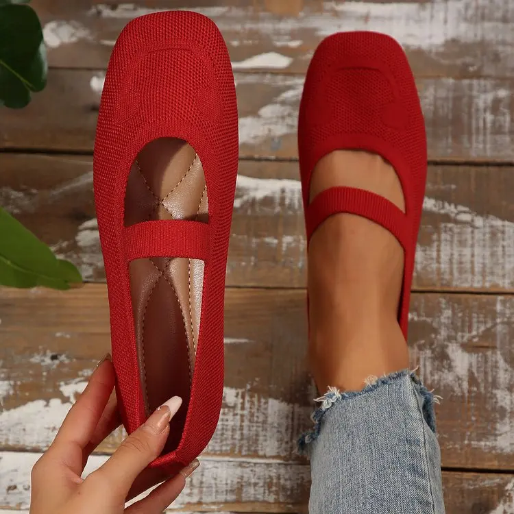 2025 Neue Modische Bequeme Mesh-Flachloafer Retro Atmungsaktive Lässige Damen Leichtgewichtige Flache Schuhe Zapatos De Mujer – Detail 10