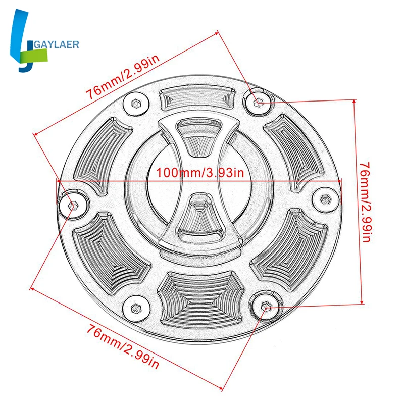 Motorcycle Accessories CNC Fuel Gas Tank Cap Cover for Derbi GPR 50 125 Nude Racing Mulhacen Terra 125 Mulhacen 659 Gilera SC125 view 6