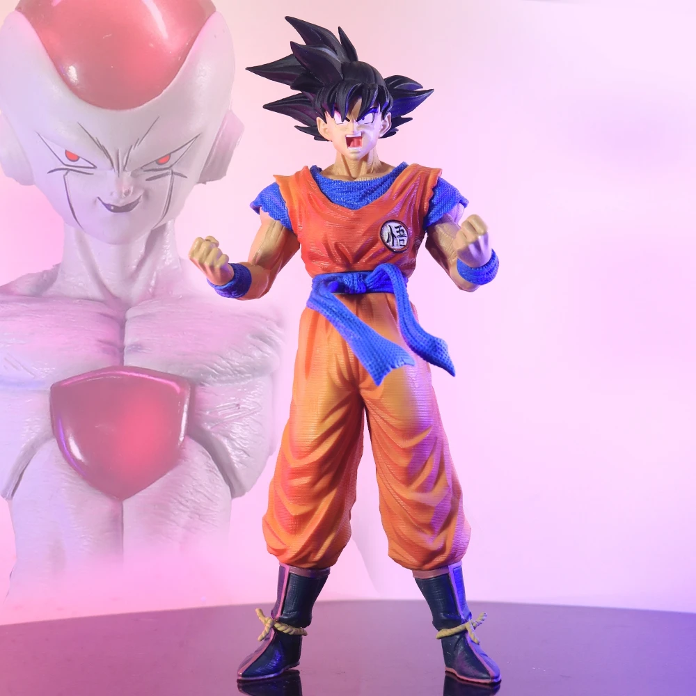 

18 см Son GokuVs Frieza Super Saiyan Фигурка Аниме Dragon Ball Goku DBZ Фигурка Игрушки Модель Подарки Коллекционные Фигурки