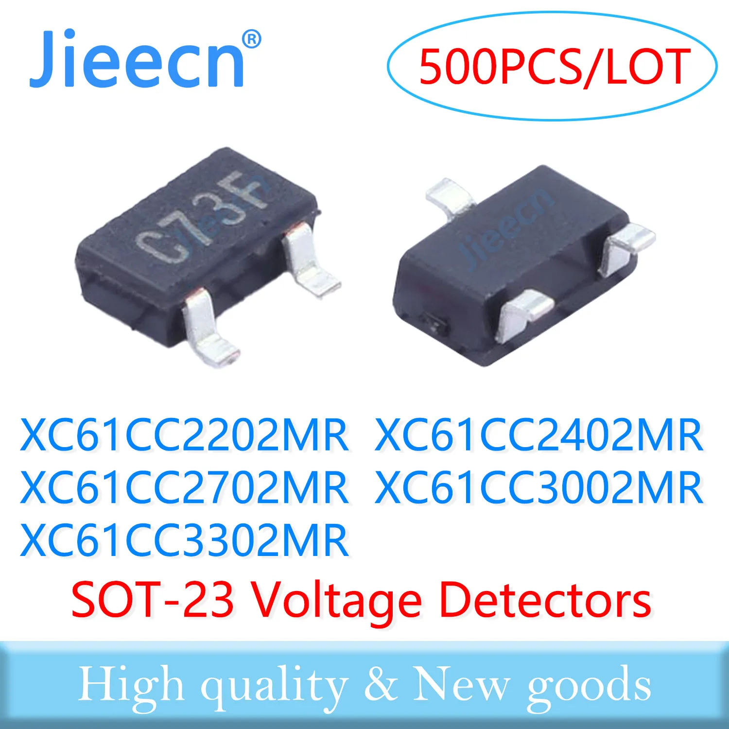 Jieecn 500PCS SOT23 XC61CC2202MR XC61CC2402MR XC61CC2702MR XC61CC3002MR XC61CC3302MR Chinese High Quality