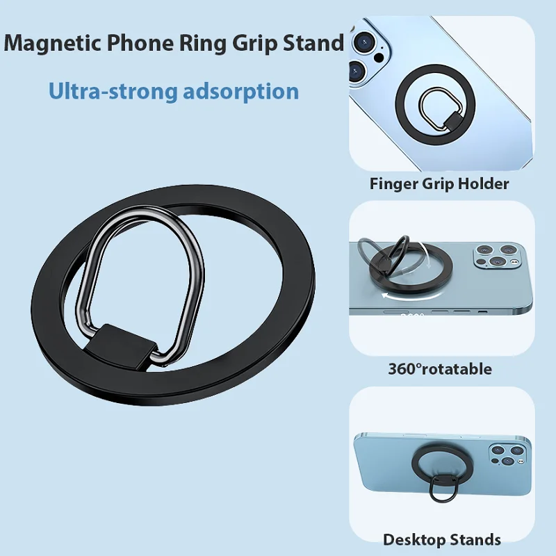 

For MagSafe Phone Grip Magnetic Finger Ring Holder for Iphone 15/14/13/12 Series Magnet Phone Stand Grip Mount phone Accessories