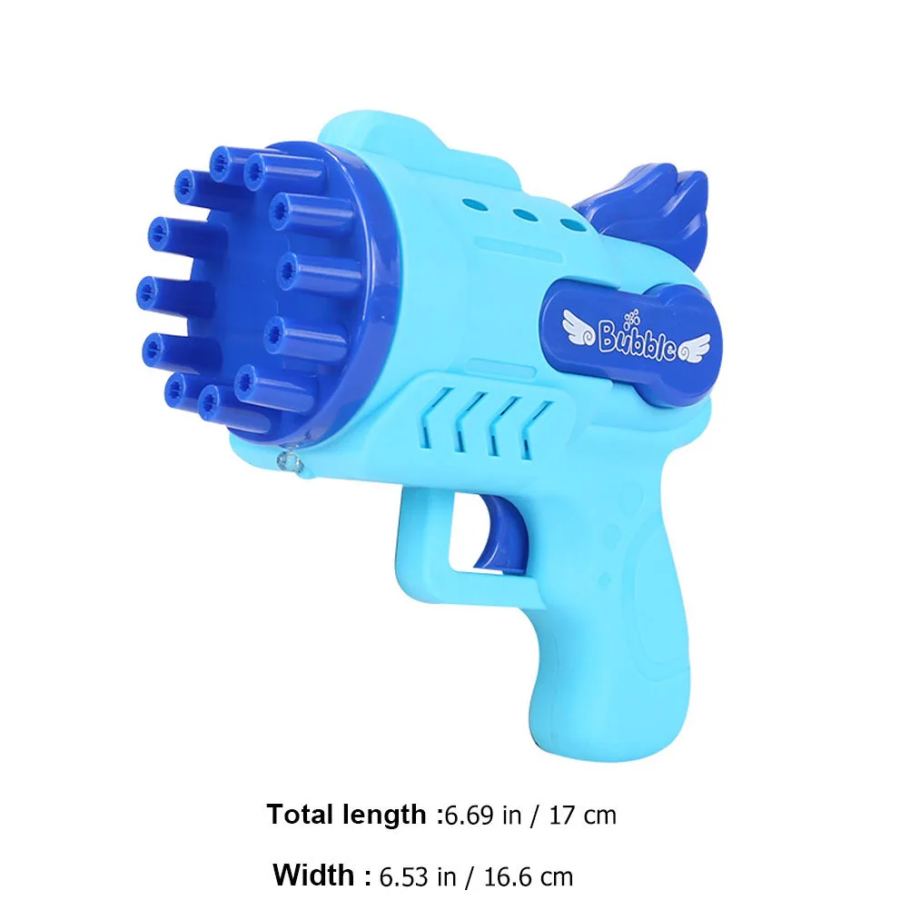 1Set Electric Bubble Machine for Kids Premium Plastic Bubble Blower with Colorful Lights Fun Birthday Party Gift Child