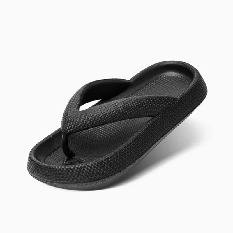 

Litong Cloud Slippers Women Men Non-slip Outdoor Summer Bathroom Couples Orthopedic Flip-flops Casual Soft Thick Soled Shoes