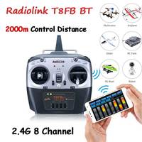 Radiolink T8FB BT RC Radio Transmitter 8 Channel 2.4G with Receiver R8EF Remote Controller for RC FPV Drone Fixed Wing Airplane