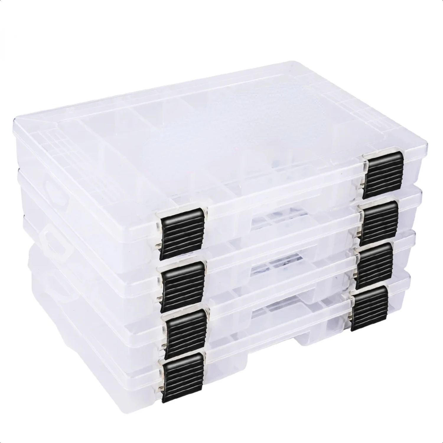 Fishing Tool Box 1/2/4pcs 3600 3700 Plastic Bait  Box Portable Fishing Tackle Suitable  A Variety of Bait Fishing clip Hirisi