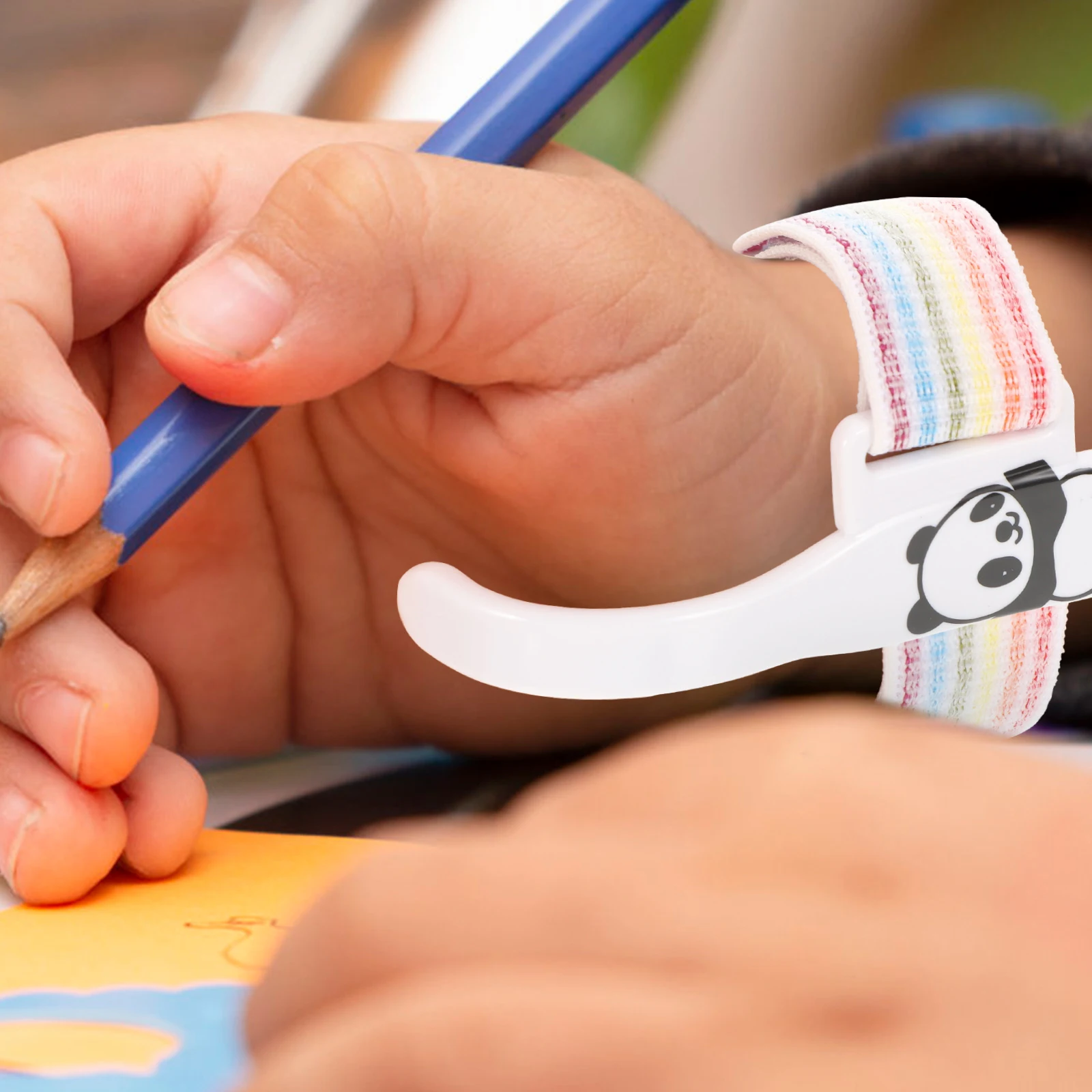 

Pencil Holding Posture Corrector Children Correction Gripper Kids Wrist Brace Writing Aid Desk Tool ABS Nylon Practical