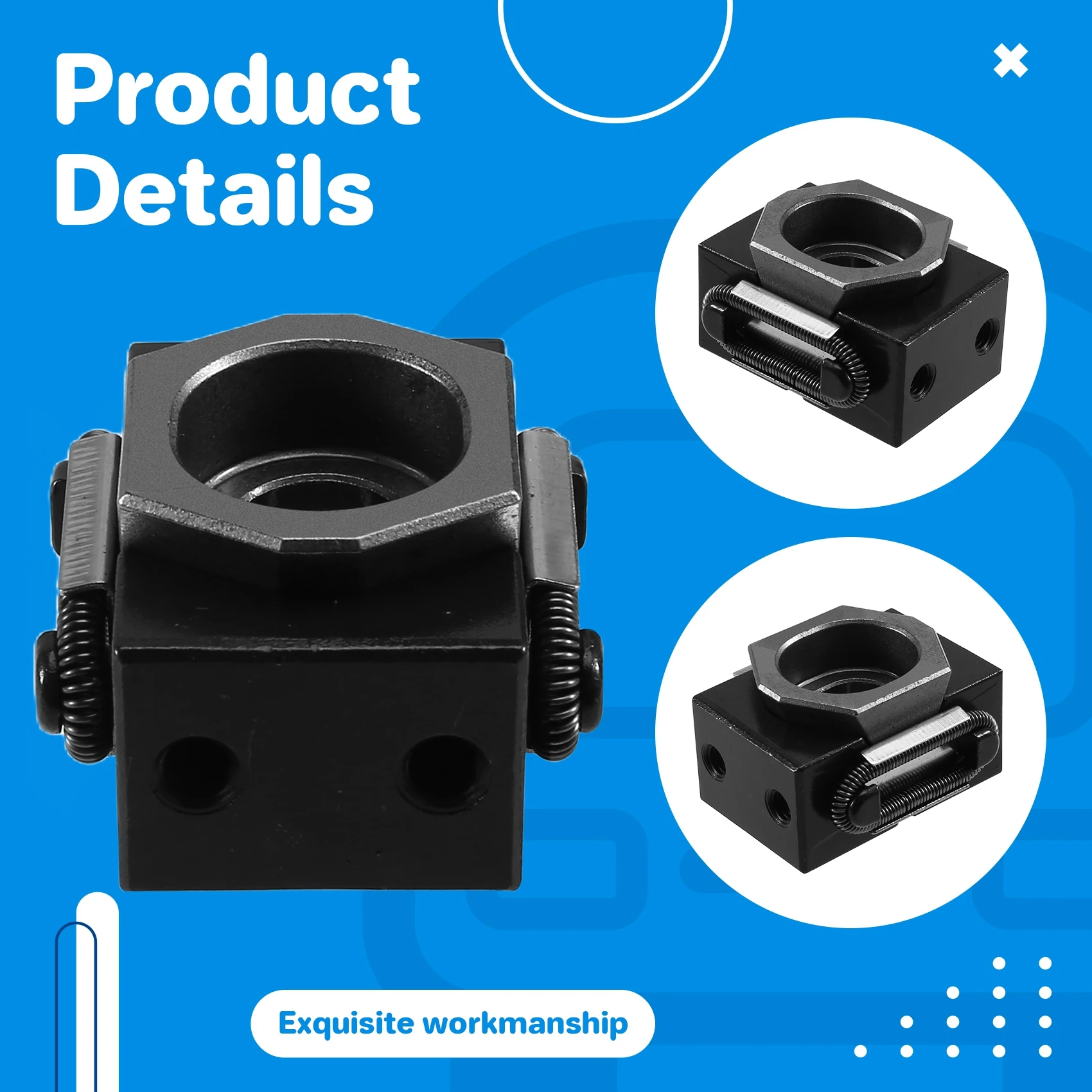 

ABCA-M10 CNC Milling Cutter Support Clamp OK Vise Clamp With Smooth Side Clamps Support Heavy Cutting And Finishing