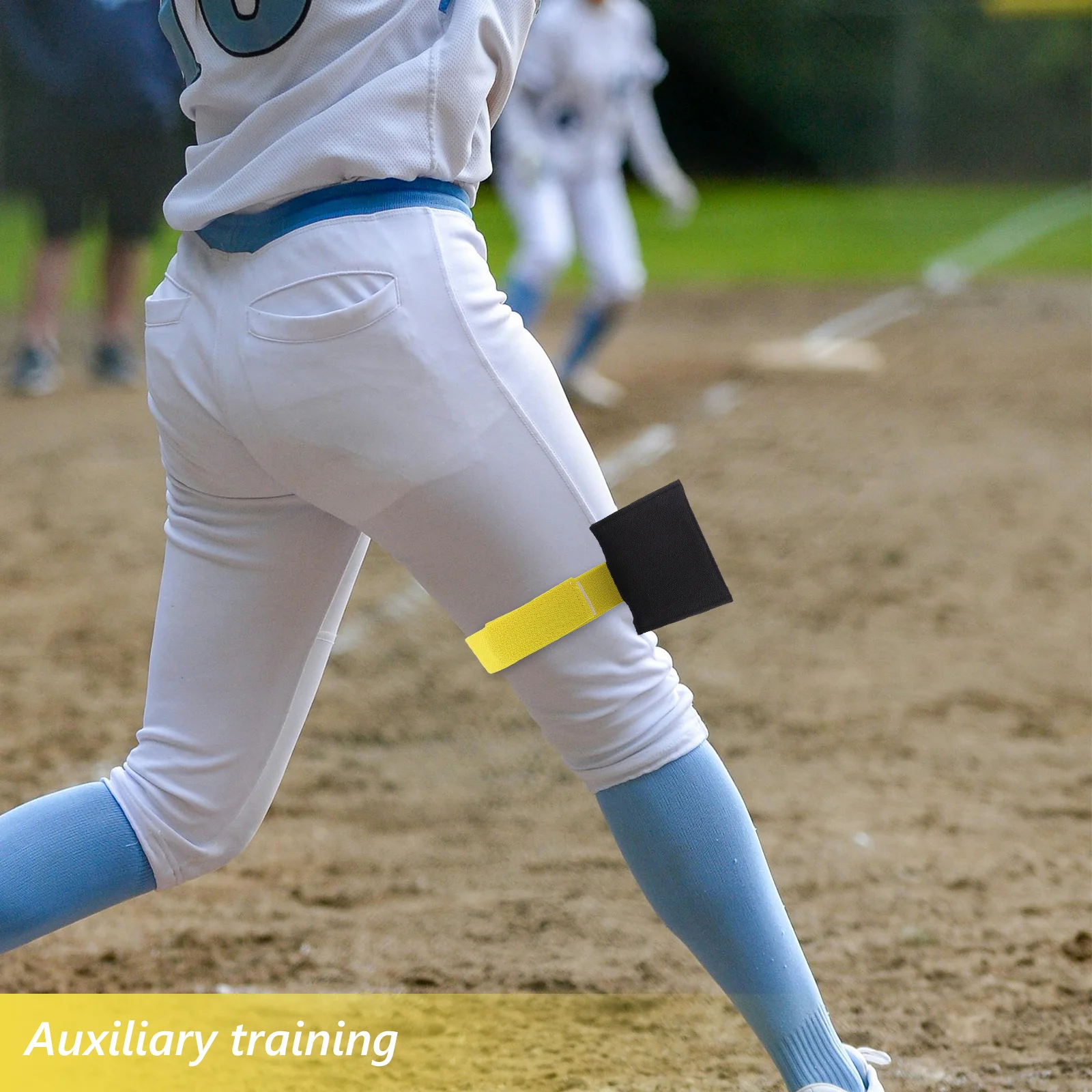 

Polyester Softball Pitcher Leg Strap Training Band Reusable Softball Pitching Aid Leg Band for Outdoor Practice Training