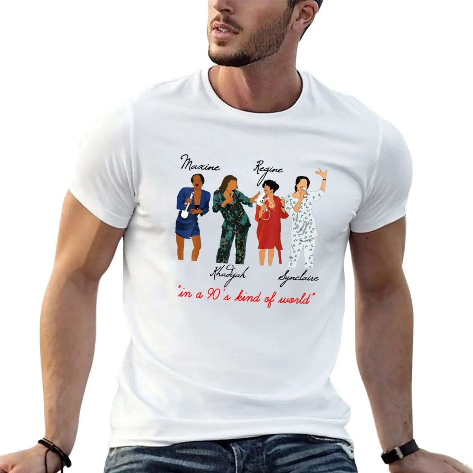 

Living Single In A 90s Kind Of World T-Shirt t shirt personalised man t shirts for men casual t shirts with prints T-Shirt
