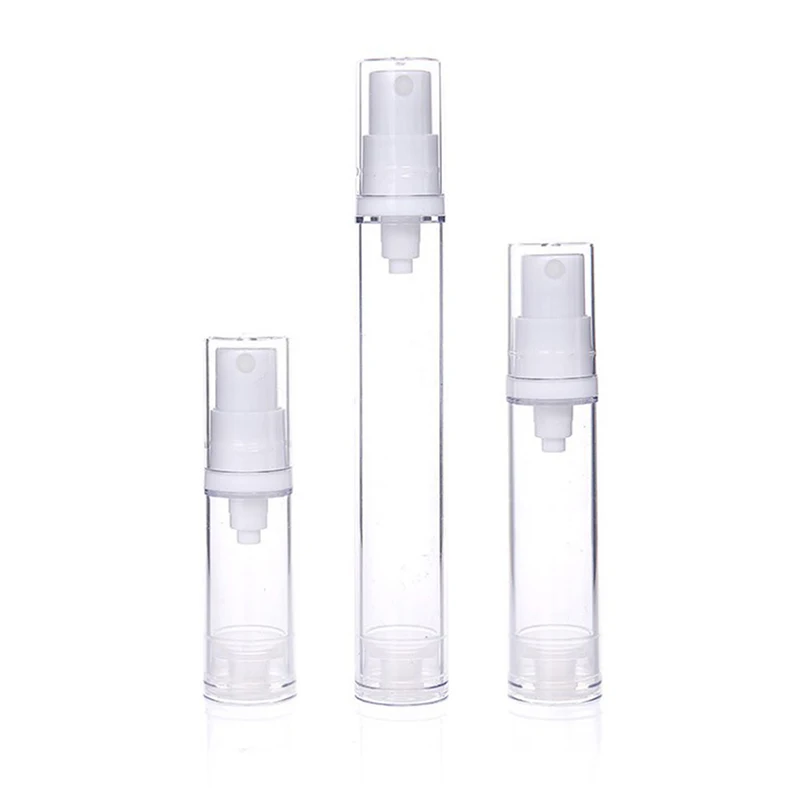 5/10/15 ml Vacuümfles Druk Vloeibare Foundation Lotion Oogcrème Lege Hervulbare Fles Cosmetische Container Draagbare Make-up Tool