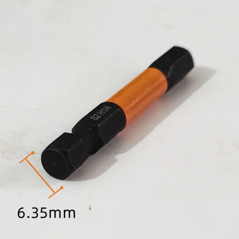 New Screwdrivers Bit Magnetic Metal Screwdriver Wear-resistant High-strength Inner Hexagon 1/4inch 50mm Bit Holder