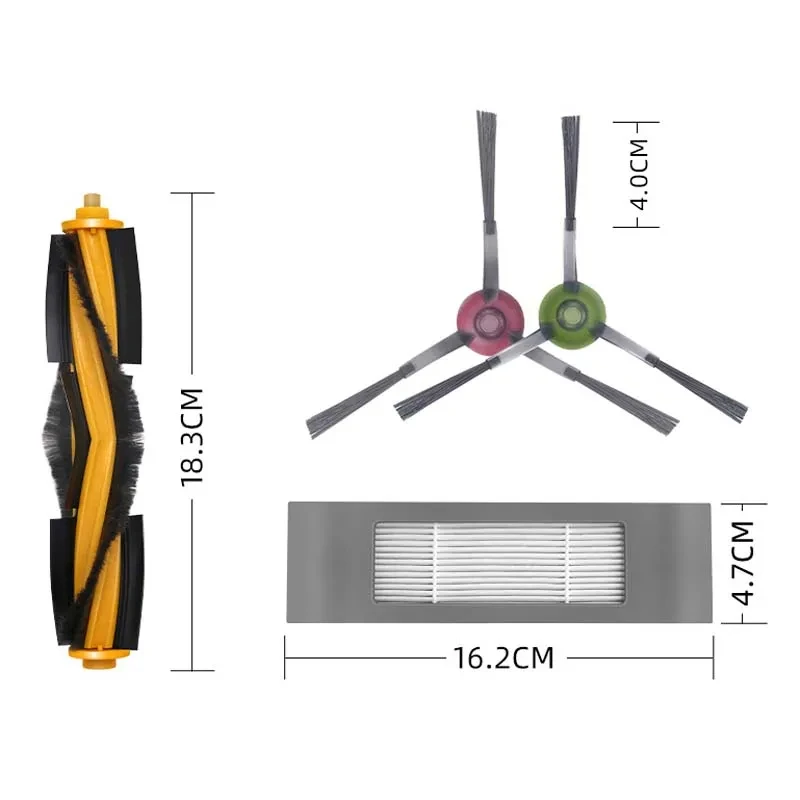 Vacuum Cleaner Accessories For Ecovacs Deebot Ozmo T8 AIVI T8 Max T8 T8+ Series/ T9 /N8 N8 Pro Plus/ N8 Pro Robot Parts